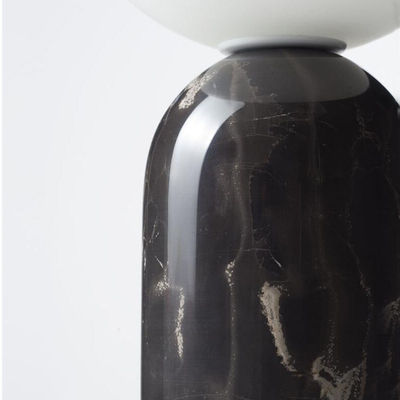 E27 White Black Marble Base Table Lamp 3000k To 6500K For Home Hotel