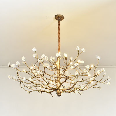 AC110V To 220V High End Pendant Lights Dyeing Branch Pendant Lights Height Adjustable