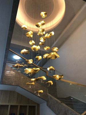 Push Button LED 1W Cluster Pendant Light For Stairwell Hanging Light Fixtures