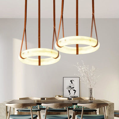 Pure Natural Marble Staircase Modern Pendant Lights Fixture 3000K To 6000K