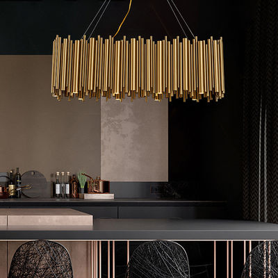 LEDG9 Kitchen Modern Stainless Steel Chandelier 100lm/W