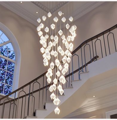 G9 Petal Pendant Ceiling Light Multi Size Ceramic Flower Pendant Light 85V To 265V