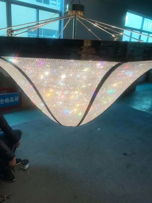 Electroplating Champagne Gold Creative Customized Pendant Lamp Energy Saving