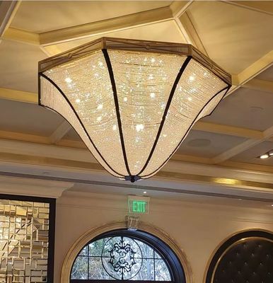Electroplating Champagne Gold Creative Customized Pendant Lamp Energy Saving