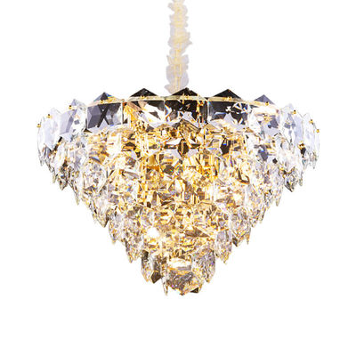 Modern Ceiling Mounted Crystal Chandelier Stylish And Luxurious For Home Decoration