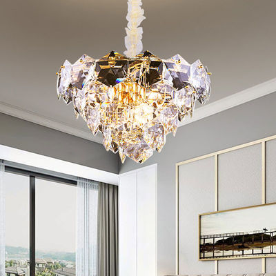 Modern Ceiling Mounted Crystal Chandelier Stylish And Luxurious For Home Decoration