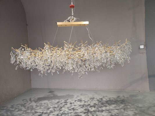 Living Room / Bedroom Metal K9 Crystal Chandelier 15m2 - 30m2 111V~240V