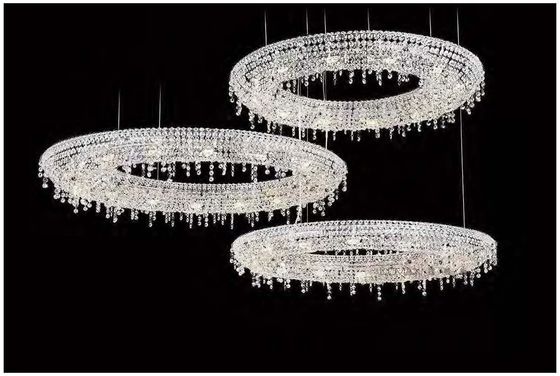 Light Luxury Creative Lobby Chandelier High End Crystal Chandeliers Hotel Lobby Art Island