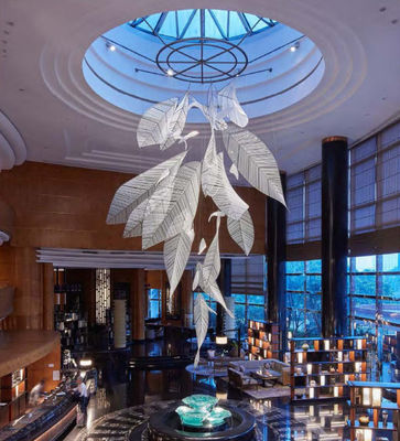 Luxury Contemporary Custom Chandeliers Crystal Palm Leaf Chandelier