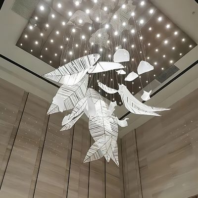 Luxury Contemporary Custom Chandeliers Crystal Palm Leaf Chandelier