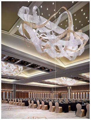 Tailor Made Crystal Ribbon Chandelier Modern European Chandeliers
