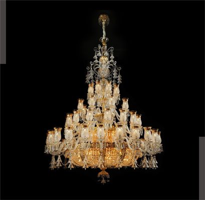 High End Hotel Lobbies Large Crystal Chandeliers