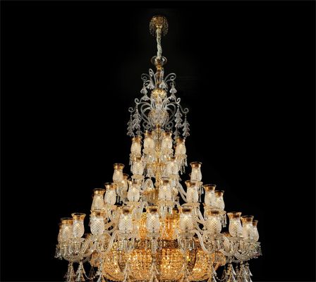 High End Hotel Lobbies Large Crystal Chandeliers