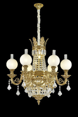 High Quality Brass Commercial Chandelier Lighting E14 Light Source