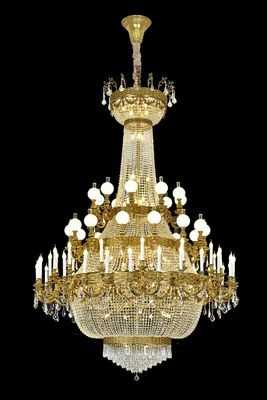 High Quality Brass Commercial Chandelier Lighting E14 Light Source