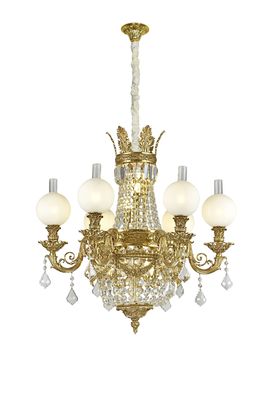 High Quality Brass Commercial Chandelier Lighting E14 Light Source