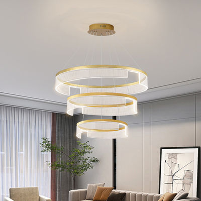 LED Light Source Hobby Lobby Chandelier Modern Style With High Transmittance Acrylic Lampshade