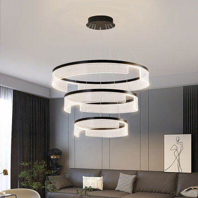 LED Light Source Hobby Lobby Chandelier Modern Style With High Transmittance Acrylic Lampshade