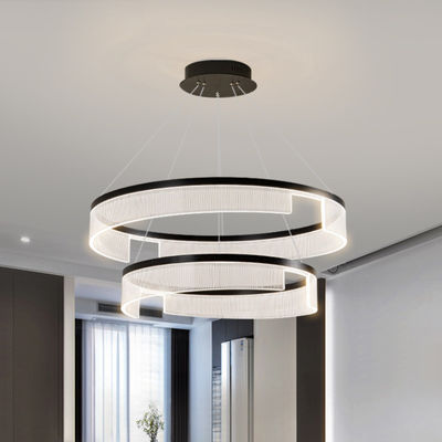 LED Light Source Hobby Lobby Chandelier Modern Style With High Transmittance Acrylic Lampshade