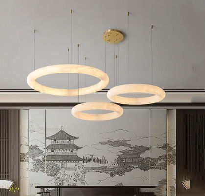 Best Price Denmark Modern Creative Minimalist Living Room Hotel Villa Decoration Round Marble Pendant Light Ceiling Lamp