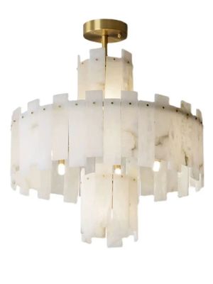 Modern Dining Room Modern Pendant Lighting Led Lights Venus Alabaster Linear Chandelier