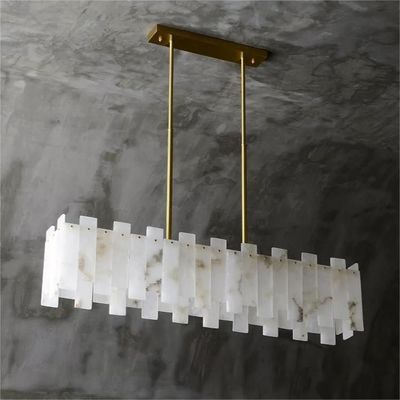 Modern Dining Room Modern Pendant Lighting Led Lights Venus Alabaster Linear Chandelier