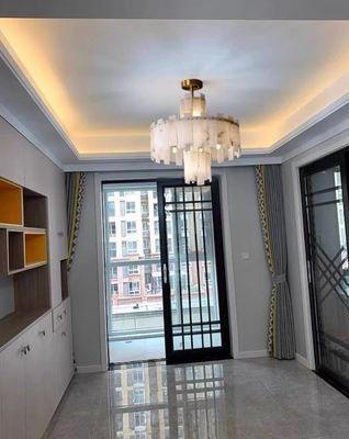 Modern Dining Room Modern Pendant Lighting Led Lights Venus Alabaster Linear Chandelier