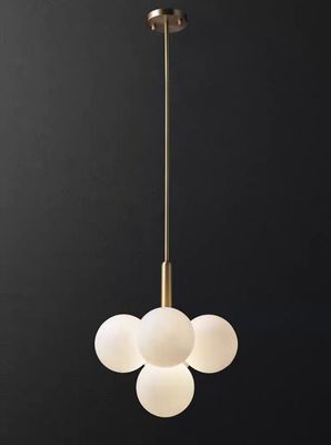 Modern Round Alabaster Pendant Lamp Dining Room Living Romm Bedside Luxury Decorate Chandelier