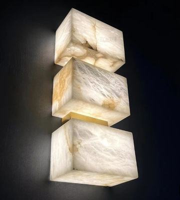 Modern Marble Lamp Luxury Study LED Modern Living Room Hallway Staircase Bedroom Headboard Marble Wall Lamp