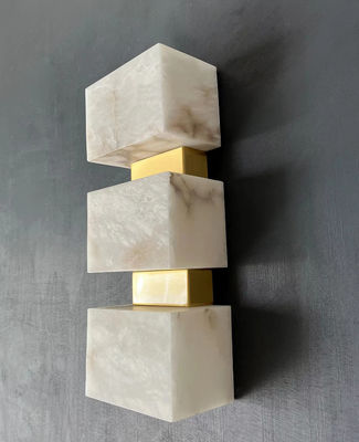 Modern Marble Lamp Luxury Study LED Modern Living Room Hallway Staircase Bedroom Headboard Marble Wall Lamp