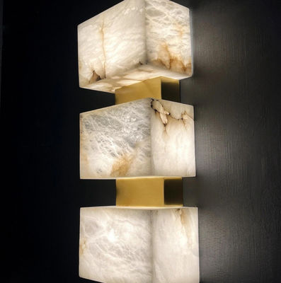 Modern Marble Lamp Luxury Study LED Modern Living Room Hallway Staircase Bedroom Headboard Marble Wall Lamp