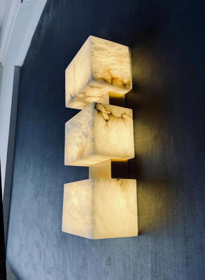 Modern Marble Lamp Luxury Study LED Modern Living Room Hallway Staircase Bedroom Headboard Marble Wall Lamp
