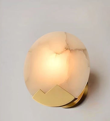 Luxury Alabaster Bedroom Bedside Wall Lamp Creative Staircase Aisle Art Decoration Background LED Wall Light