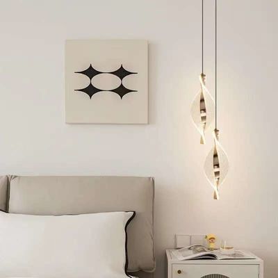Lamp Sequence Bedroom Bedside Chandelier High End Light Luxury Chandelier Modern And Simple Nordic Living Room Background Wall Bar Small Chandelier Light Luxury Gold - Three Color Light