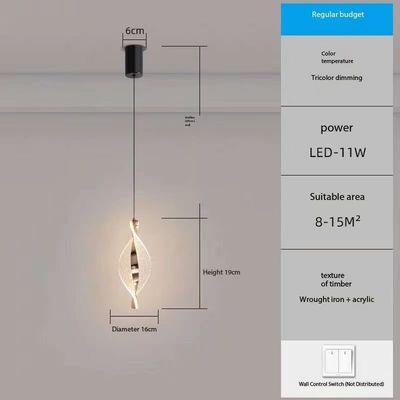 Lamp Sequence Bedroom Bedside Chandelier High End Light Luxury Chandelier Modern And Simple Nordic Living Room Background Wall Bar Small Chandelier Light Luxury Gold - Three Color Light