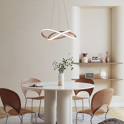 Modern Design Nordic Style Aluminum Lamp Restaurant Lobby 166w Led Chandelier Lamp