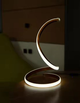 Newish Funny Unique "S" Snake Shaped Desk Lamp With Plastic Sprayed Iron Frame Desktop SMD Silicone