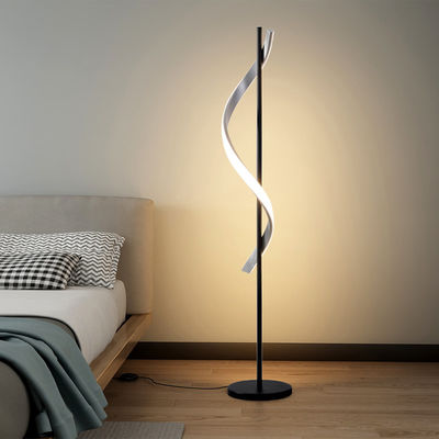 LED Minimalist Creative Wave Line Corner Lamp Fashion Spiral Floor Lamp For Home Hotel Office Living Room