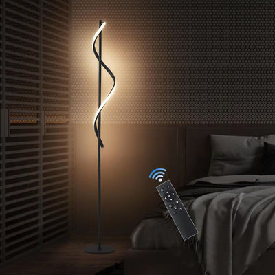 LED Minimalist Creative Wave Line Corner Lamp Fashion Spiral Floor Lamp For Home Hotel Office Living Room