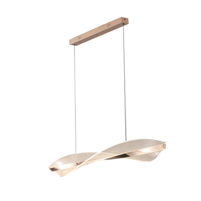 Dining Modern Branch Acrylic Shade Chandelier Hanging Gold Lamp For Restaurant LED Linear Pendant Light For Home