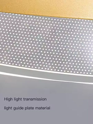 Dining Modern Branch Acrylic Shade Chandelier Hanging Gold Lamp For Restaurant LED Linear Pendant Light For Home