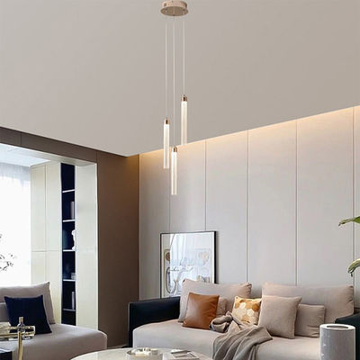 Three Acrylic Cylindrical Bedroom Bedside Chandelier Living Room TV Background Wall Lamp Minimalist Bedside Lamp