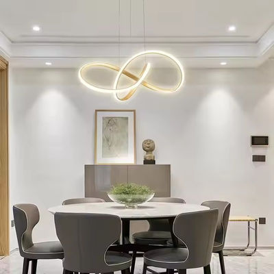 Retro lighting deluxe room bedroom aluminum chandelier Home decoration acrylic material LED ceiling light