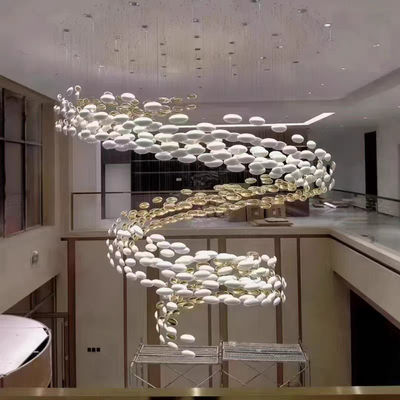 Dragon egg chandelier Art Golden Egg Chandelier Hotel Villa Ballroom Lobby Mall atrium Sandbox staircase loft