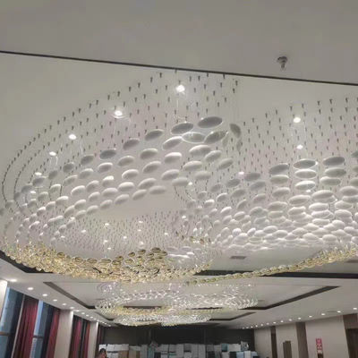 Dragon egg chandelier Art Golden Egg Chandelier Hotel Villa Ballroom Lobby Mall atrium Sandbox staircase loft