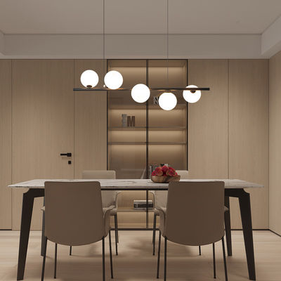 Home Decor Dining Room Modern Pendant Lights Glass Hanging Lamps Home Bedroom Art Design Glass Ball Nordic Pendant Light
