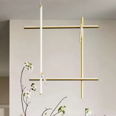 Control Mode Switch Control 122w 3000k 12.4m Ceiling Led Chandelier And Suspension Lights For Restaurant Hotel Villa