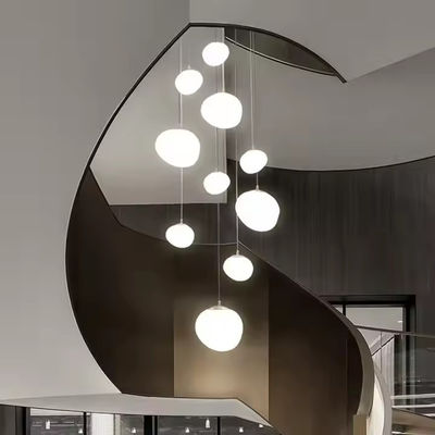 Modern Loft Duplex Apartment Villa High Ceiling Chandelier for Home Bedroom Living Room Hotel PE Roto-molding