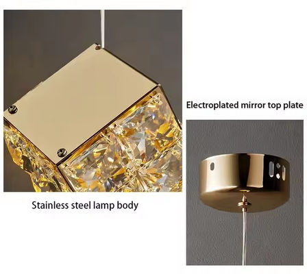 Luxury Hotel Lobby Decorative Lighting Hanging Pendant Lights Linear Large Long High Ceiling Staircase Led Crystal Chandeliers