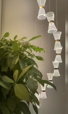 Modern Duplex Staircase Chandelier For Custom LOFT Apartment And Hotel Lobby Lighting